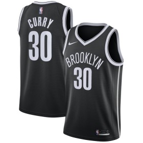 Camiseta Hombre NBA Brooklyn Nets Seth Curry 30 2022-23 Nike Icon Edition Negro Swingman